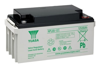 Фото 1: Аккумулятор Yuasa NPL65-12I, напряжение и емкость 12V 65Ah, 350х166х174 мм (ДхШхВ), 23 кг, AGM, до 10 лет