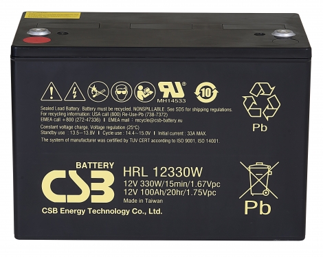 Аккумулятор CSB HRL 12330W