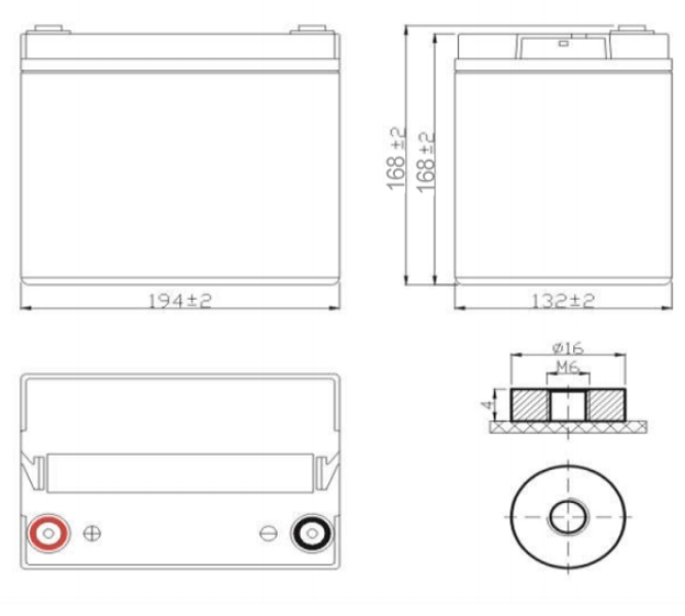 Габаритные размеры, вес, клеммы Delta DTM 1233I