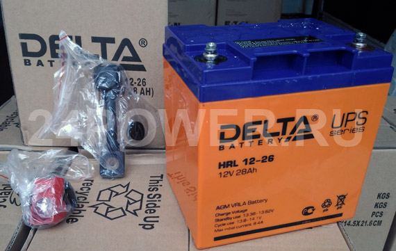 Аккумулятор Delta HRL 12-26 в комплекте