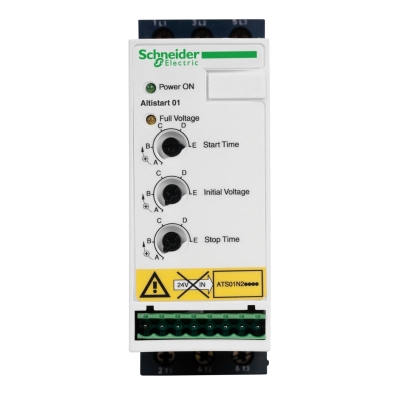 Фото 1: Устройство плавного пуска ATS01 6A 200-240В Schneider Electric ATS01N206LU