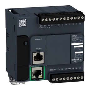 Фото 1: КОМПАКТНЫЙ БАЗОВЫЙ БЛОК M221-16IO РЕЛЕ ETHERNET Schneider Electric TM221CE16R