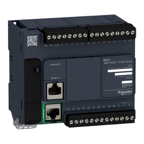 Фото 1: КОМПАКТНЫЙ БАЗОВЫЙ БЛОК M221-24IO ТРАНЗИСТ ИСТОЧНИК ETHERNET Schneider Electric TM221CE24T