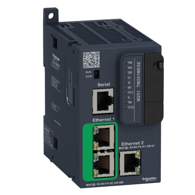 Фото 1: БАЗОВЫЙ БЛОК М251 2 ETHERNET ПОРТА Schneider Electric TM251MESE