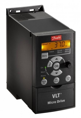 Фото 1: 132F0008 частотный преобразователь Danfoss VLT Micro Drive FC 51 0.25 кВт 3ф 200-240В FC-051PK25T2E20H3XXCXXXSXXX