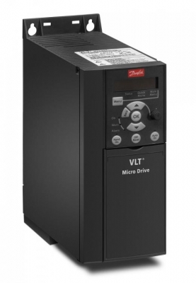 Фото 1: 132F0007 частотный преобразователь Danfoss VLT Micro Drive FC 51 2.2 кВт 1ф 200-240В FC-051P2K2S2E20H3BXCXXXSXXX