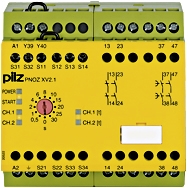 Фото 1: PNOZ XV2.1 30/24-240VACDC 2n/o 2n/o t Реле безопасности Pilz 774550