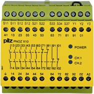 Фото 1: PNOZ X10 230-240VAC 6n/o 4n/c 3LED Реле безопасности Pilz 774706