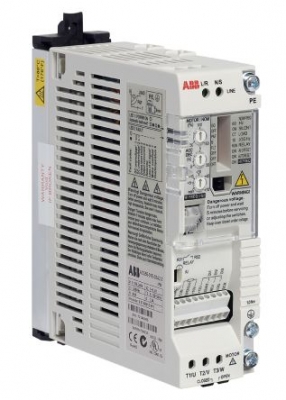 Фото 1: Частотный преобразователь ABB 68878314 ACS55-01E-01A4-1 0.18 kW 110 В 1 фаза IP20 с фильтром ЭМС