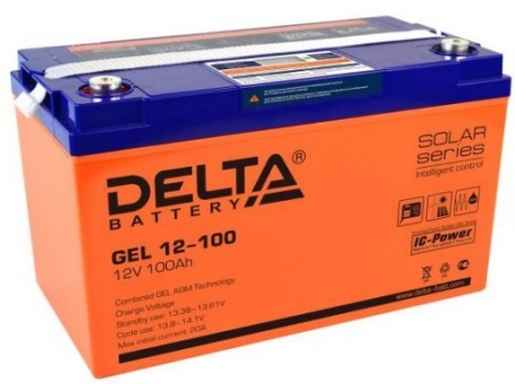 Фото 1: Delta GEL 12-100 Аккумуляторная батарея 12V 100Ah