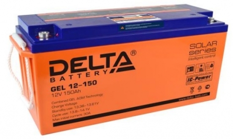 Фото 1: Delta GEL 12-150 Аккумуляторная батарея 12V 150Ah