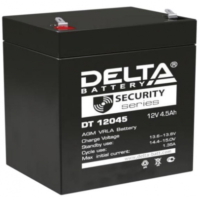 Фото 1: Delta DT 12045 Аккумуляторная батарея 12V 4.5Ah