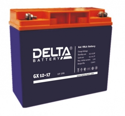 Фото 1: Delta GX 12-17 Аккумуляторная батарея 12V 17Ah