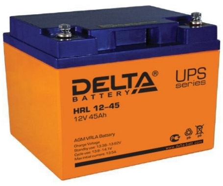 Фото 1: Delta HRL 12-45 Аккумуляторная батарея 12V 45Ah