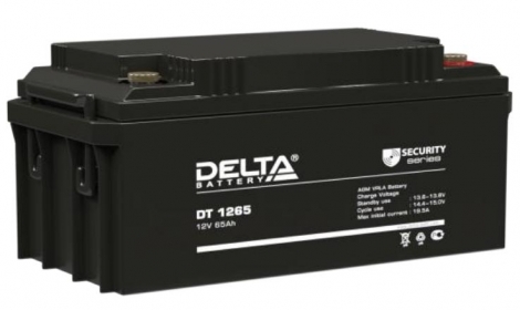 Фото 1: Delta DT 1265 Аккумуляторная батарея 12V 65Ah