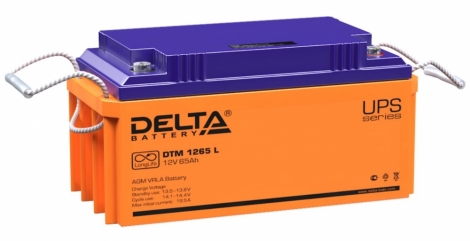 Фото 1: Delta DTM 1265 L Аккумуляторная батарея 12V 65Ah