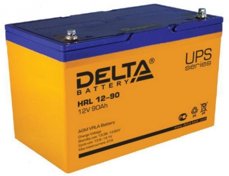 Фото 1: Delta HRL 12-90 Аккумуляторная батарея 12V 90Ah