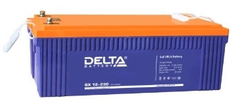 Фото 1: Delta GX 12-230 Аккумуляторная батарея 12V 230Ah