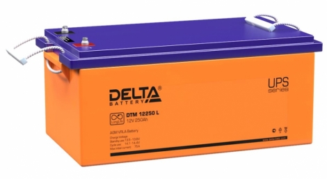 Фото 1: Delta DTM 12250 L Аккумуляторная батарея 12V 250Ah