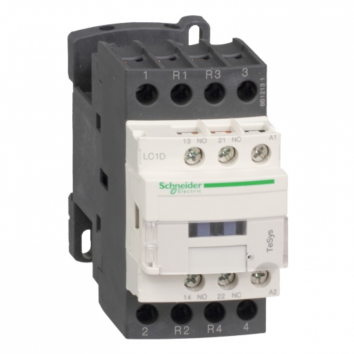 Фото 1: Контактор Schneider Electric LC1D188P7 TeSys D 4P (2НО+2НЗ) АС1 32А 230V 50 Гц