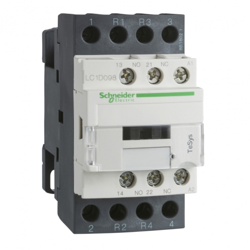 Фото 1: Контактор Schneider Electric LC1D258D7 TeSys D 4P (2НО+2НЗ) АС1 40А 42V 50 Гц