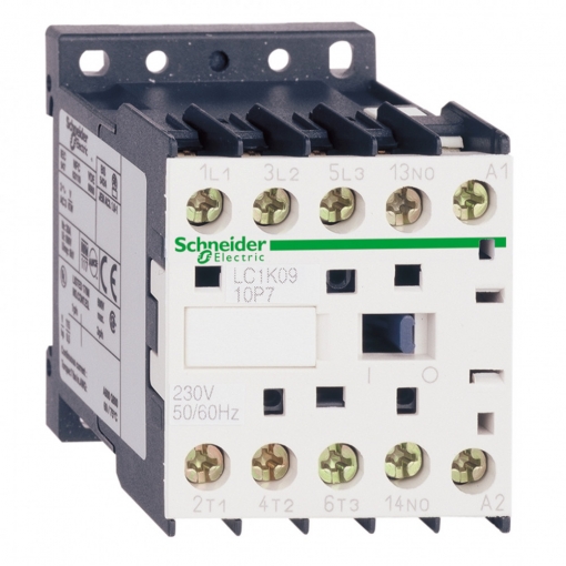 Фото 1: Контактор Schneider Electric LC1K0601D7 TeSys K 3P 6А НЗ 42V 50/60 Гц зажим под винт