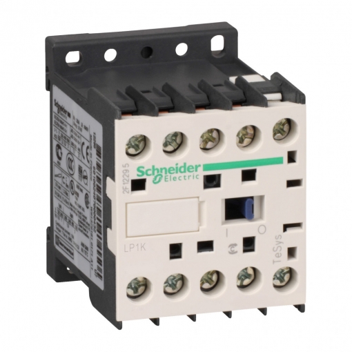 Фото 1: Контактор Schneider Electric LP1K0601BD3 TeSys K 3P 6А НЗ 24V DС ограничитель перенапряжений, зажим под винт