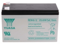 Аккумулятор Yuasa REW45-12, напряжение и емкость 12V 8Ah, 151х64х98 мм (ДхШхВ), 2.7 кг, AGM, до 10 лет