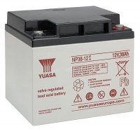Аккумулятор Yuasa NP38-12I, напряжение и емкость 12V 38Ah, 197х165х170 мм (ДхШхВ), 14.2 кг, AGM, до 5 лет